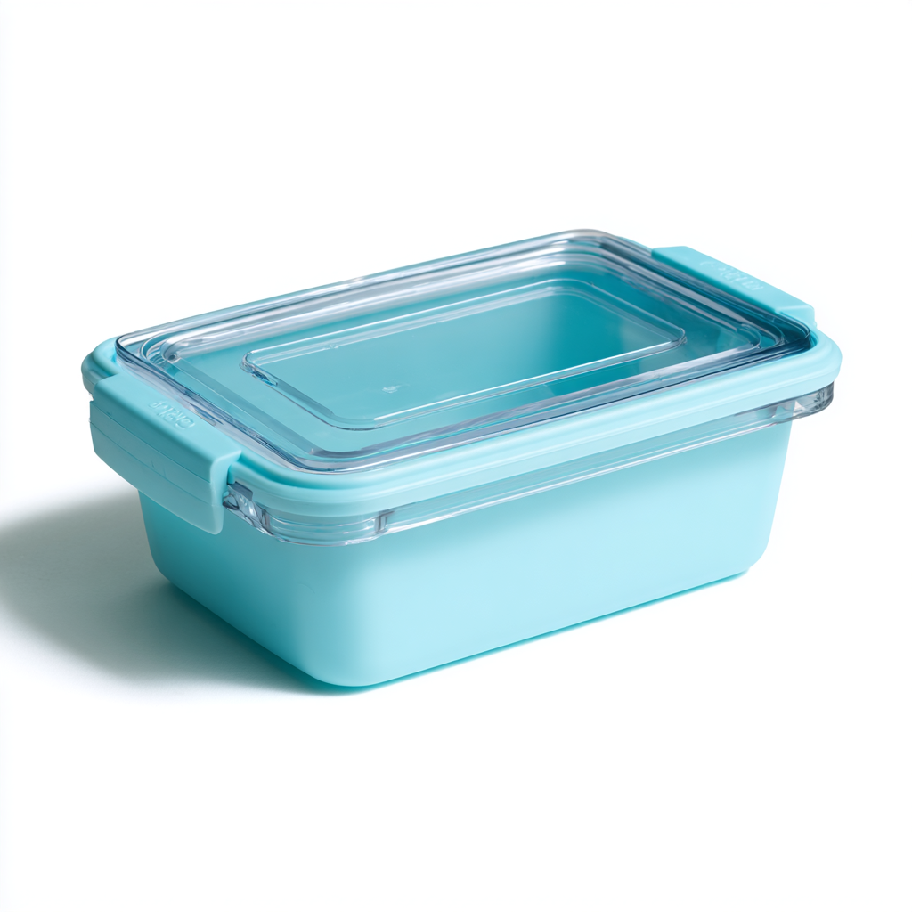 Zoqmi Collapsible Silicone Lunch Box - Sky Blue